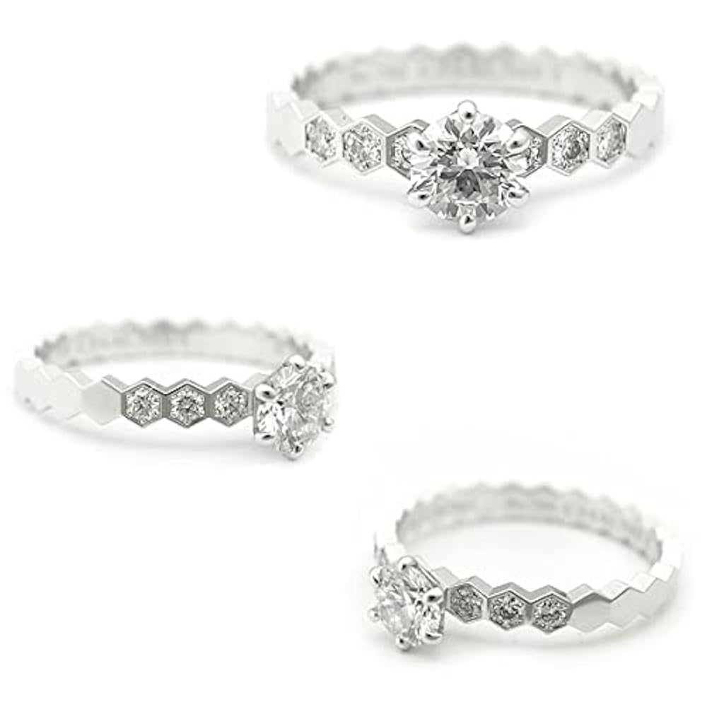 Amazon.co.jp: Chaumet Bee My Love Solitaire Ring 0.33ct D
